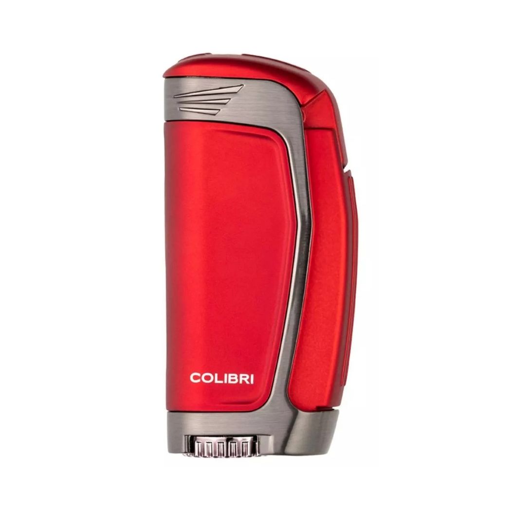 Colibri E3 Triple Jet Aansteker – Rood voorkant