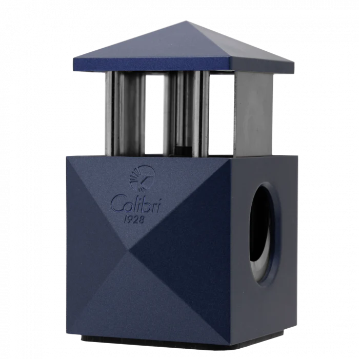 Colibri Quasar 2-in-1 Sigaren Tafelknipper Blauw open schuin