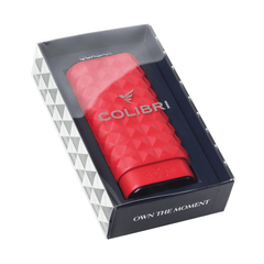 Colibri Quasar Rood – Leren Sigarenkoker  giftbox