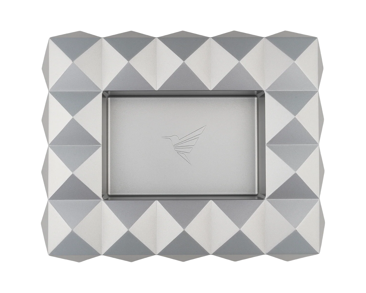Colibri Quasar Sigarenasbak Matzilver premium