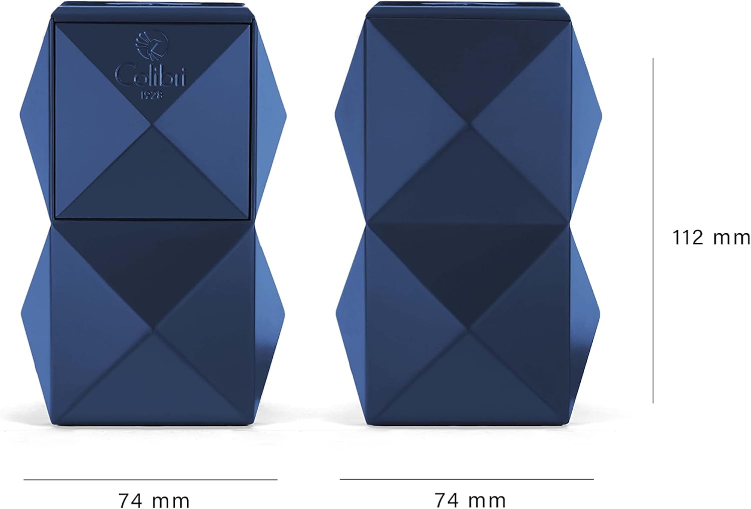 Colibri Quasar Triple Flame Sigaraansteker Blauw Colibri Quasar Triple Flame Sigaraansteker Blauw maat indicatie