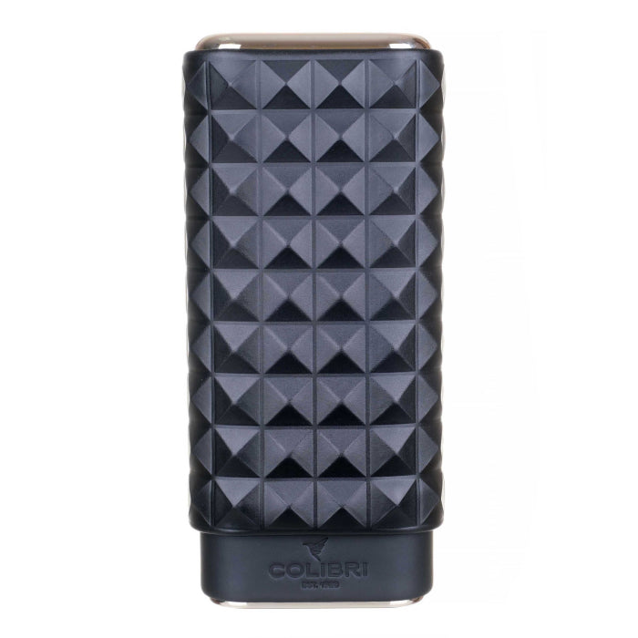 Colibri Sigarenkoker Quasar Navy Blauw Leren Sigarenetui  voorkant