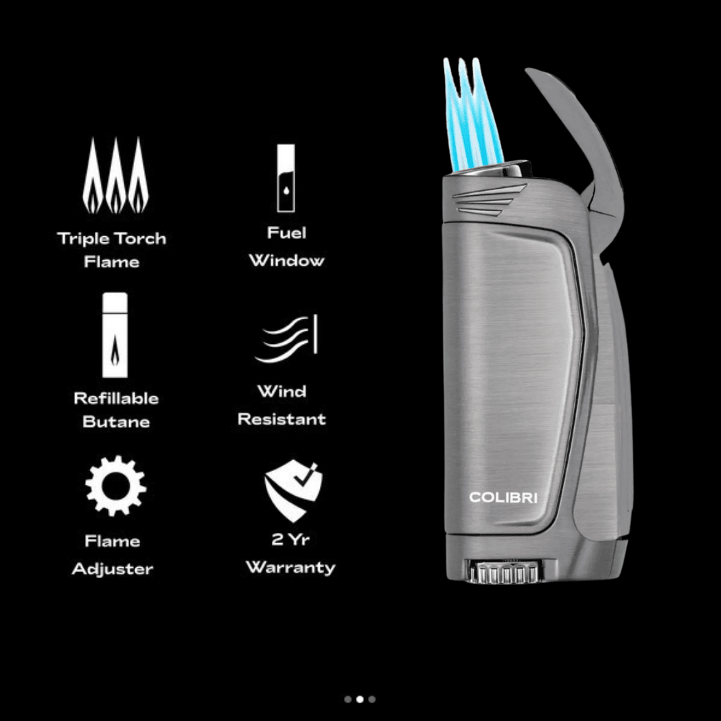 Colibri gasaansteker 3e gunmetal grijs uitleg