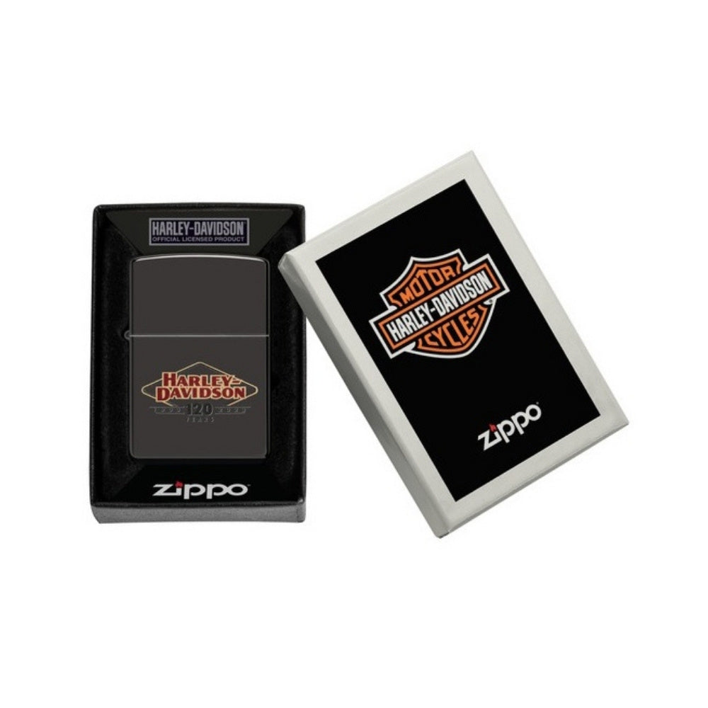 Harley davidson zippo 120 jaar doosje