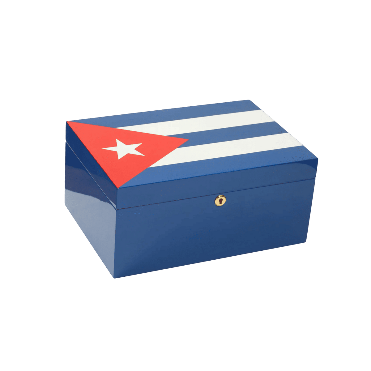 Humidor Cuba Maxi – Luxe Cederhouten Humidor voorkant