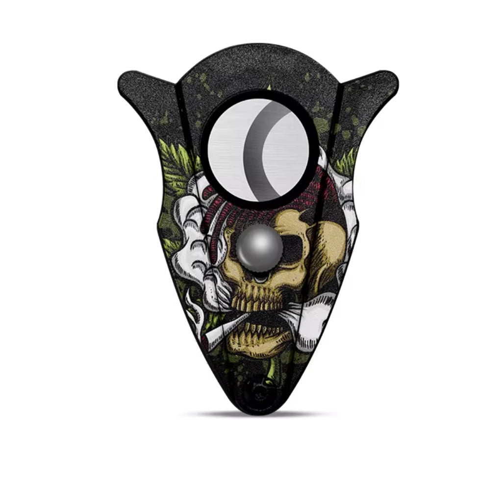 Sigarenknipper Butterfly Cut  Schedel Patroon 