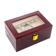 Trove Horloge box hout 3 plekken dicht
