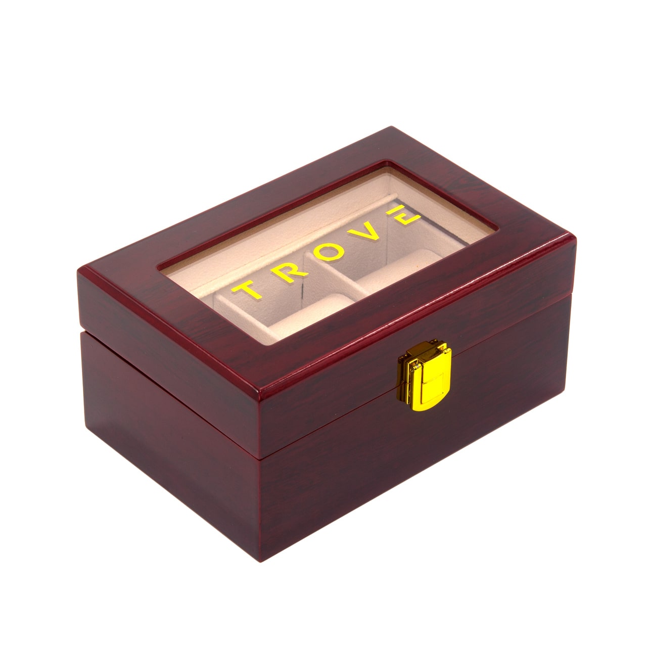 Trove Horloge box hout 3 plekken gesloten 2
