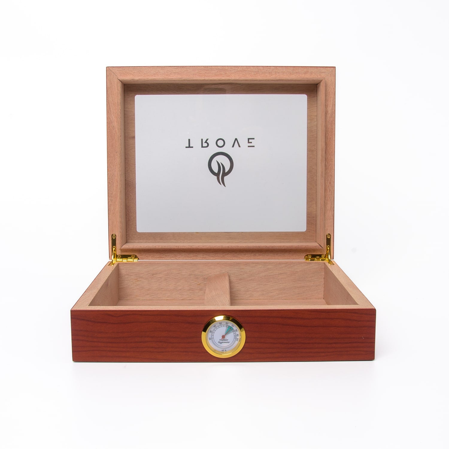 Trove Humidor sigaren kist bruin open