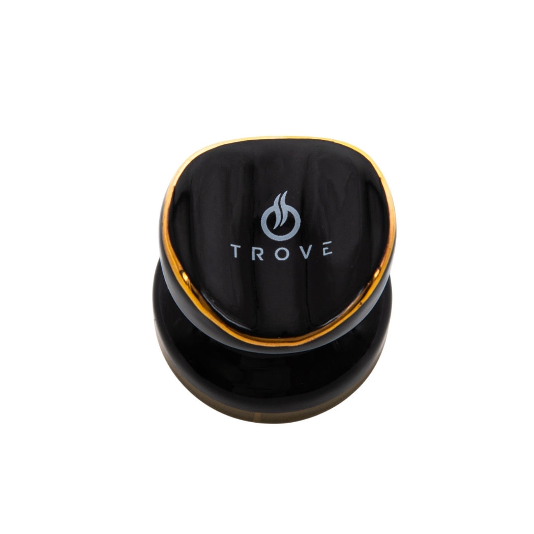 Trove Luxe Sigarenhouders Keramiek – Zwart bovenkant