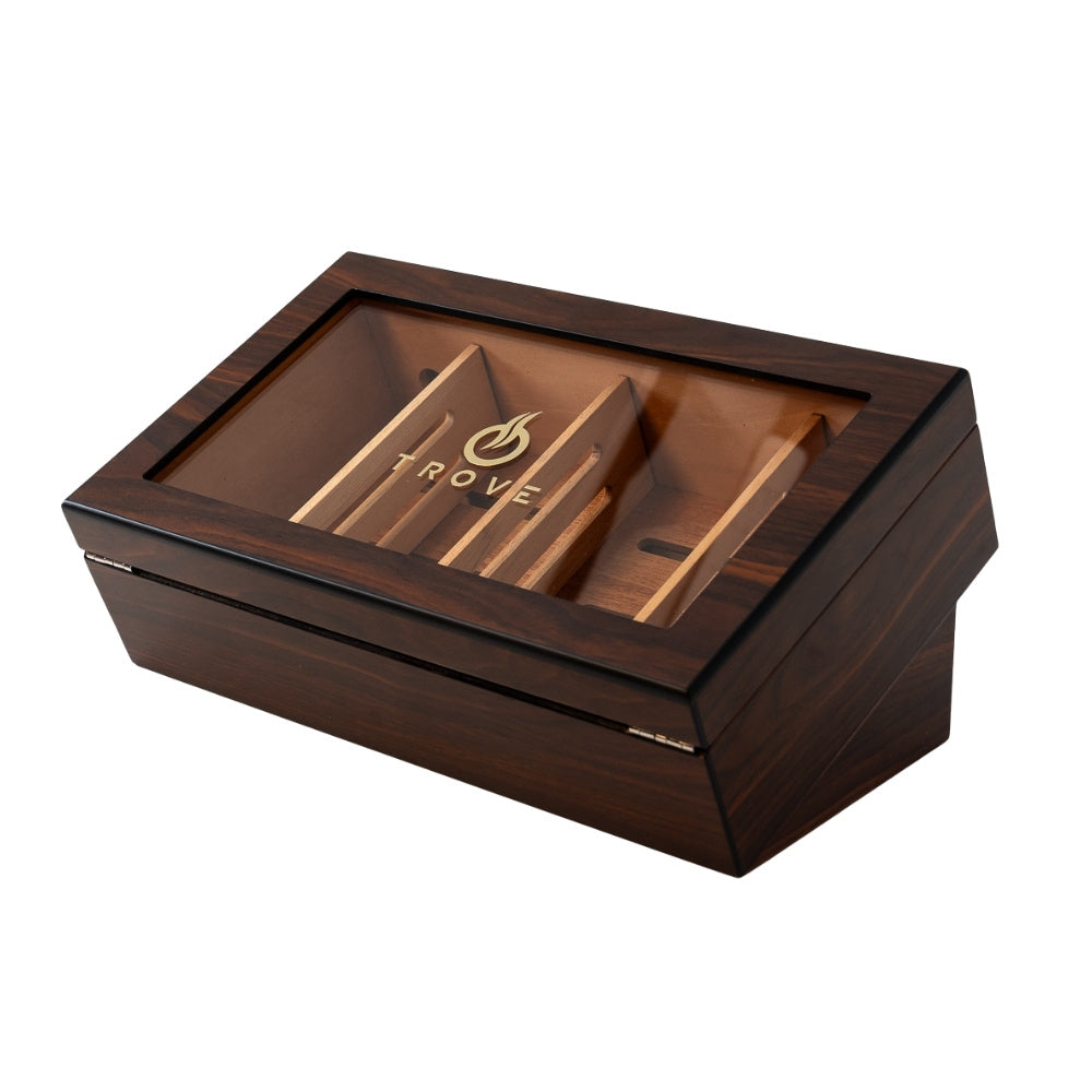 Trove Sigarenhumidor bruin – Matte Finish 