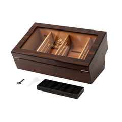 Trove Sigarenhumidor bruin – Matte Finish  met accessoires