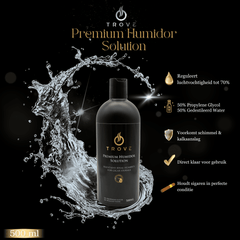 Trove humidor vloeistof fles uitleg foto