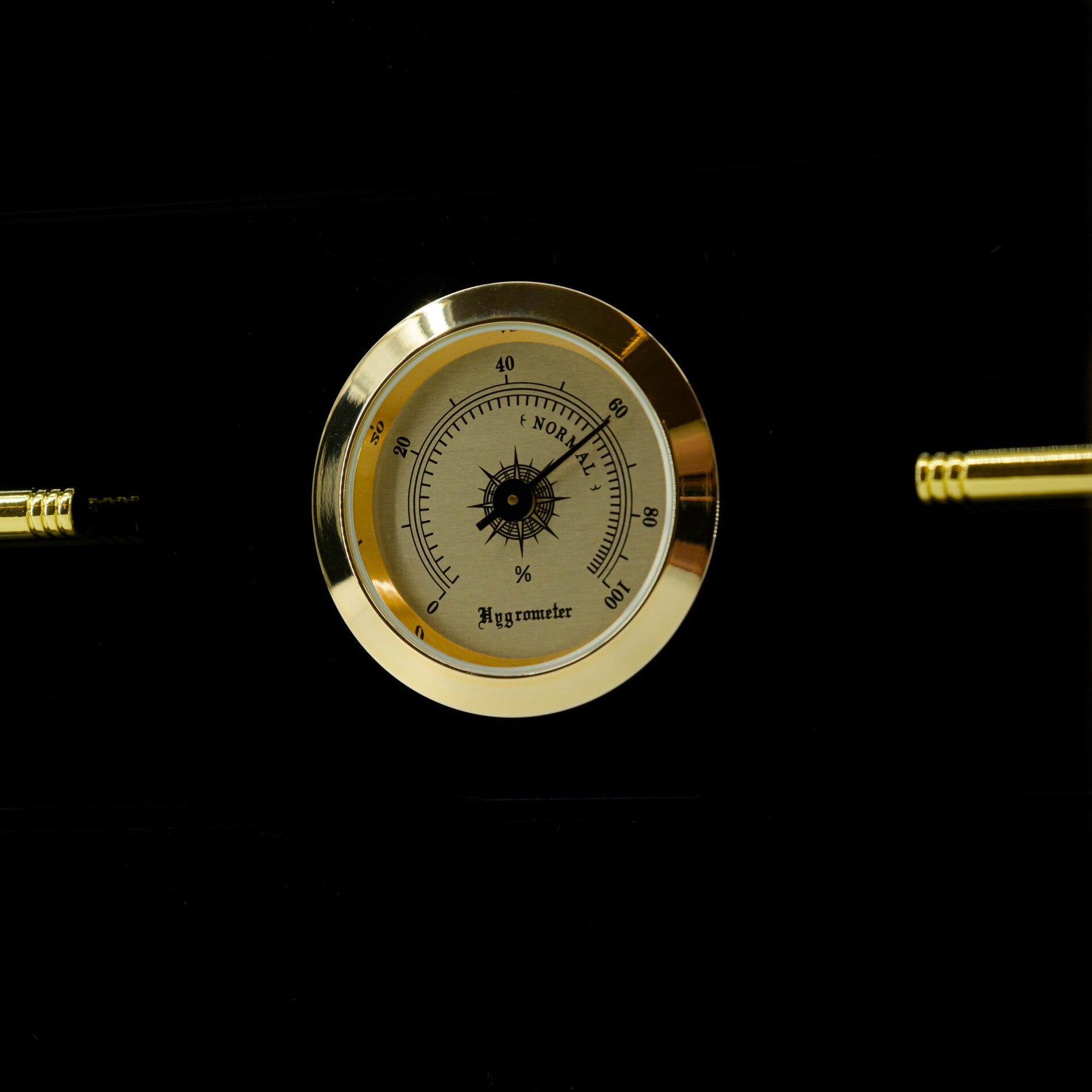 Trove sigaren humidor zwart vierkant 9