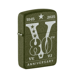  Zippo 80th Anniversary Collectible schuin voor