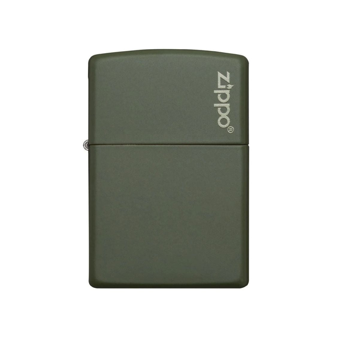 Zippo Aansteker benzine Groen Mat  voorkant