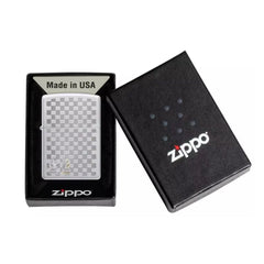 Zippo Benzine aansteker schaak design giftbox sfeer