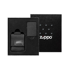 Zippo Black Crackle Geschenkset giftbox