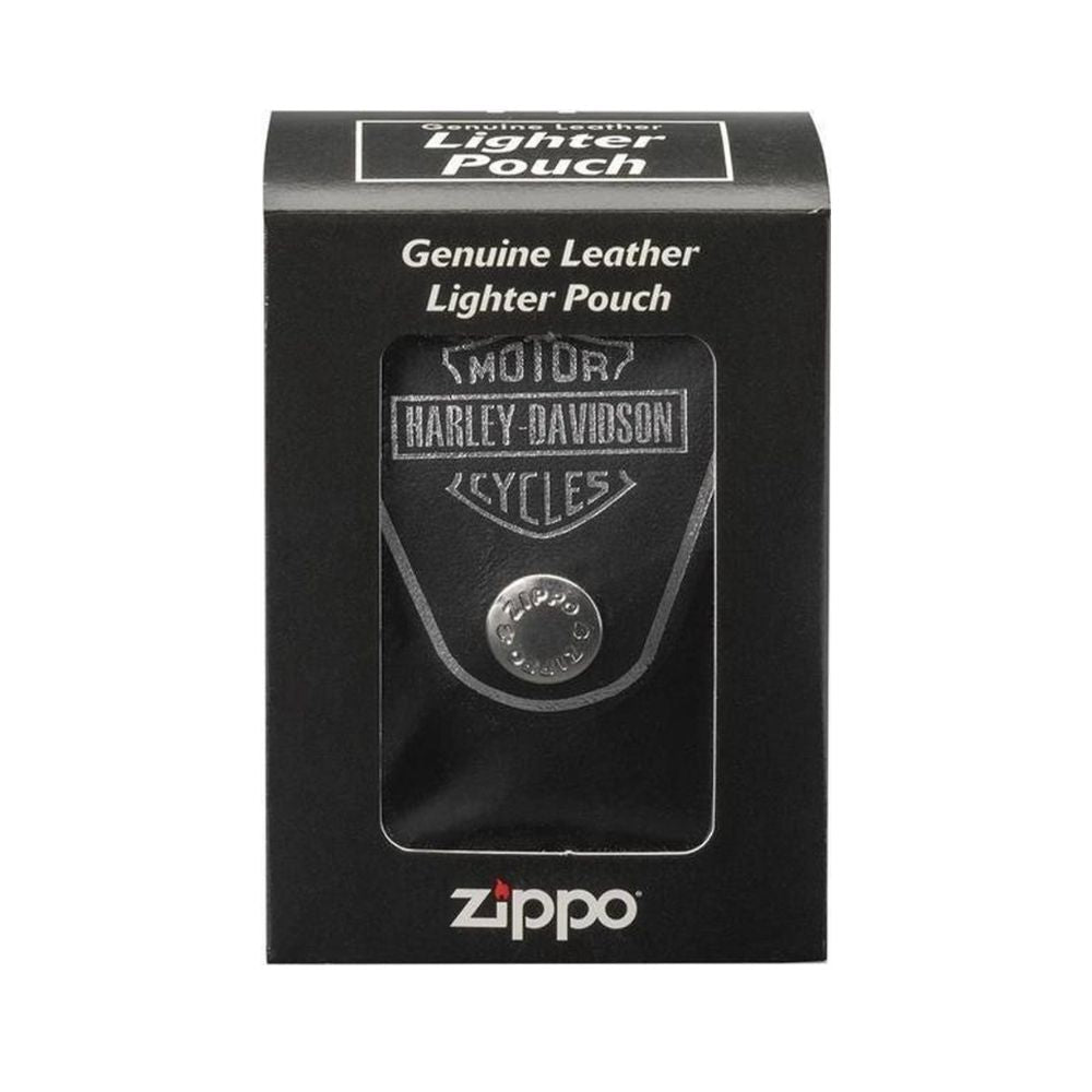 Zippo Harley-Davidson Leren Pouch Zwart  c