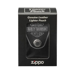 Zippo Harley-Davidson Leren Pouch Zwart  c