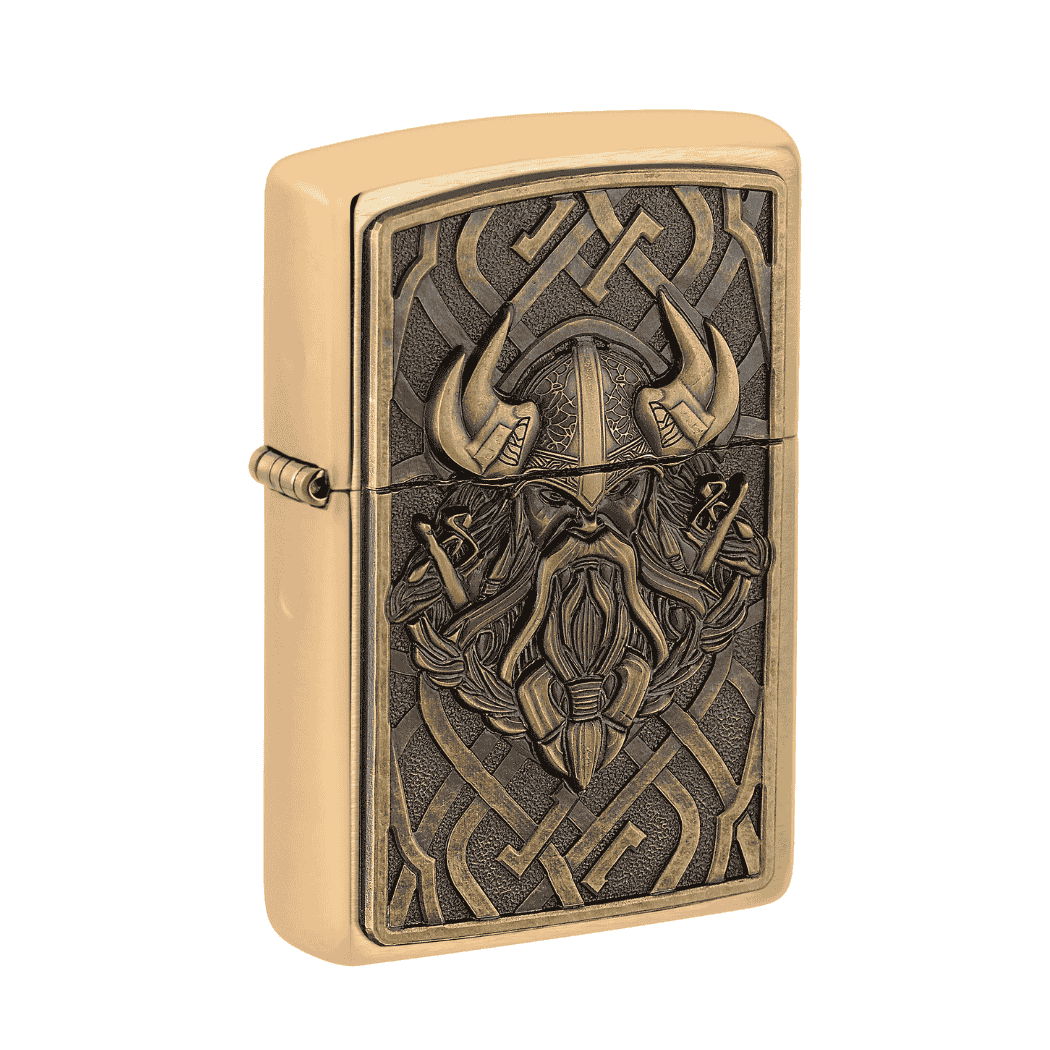 Zippo Viking Limited Edition voorkant schuin