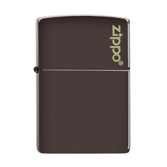 Zippo mat bruin benzine aansteker  voorkant