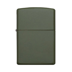 Zippo mat groen benzine aansteker