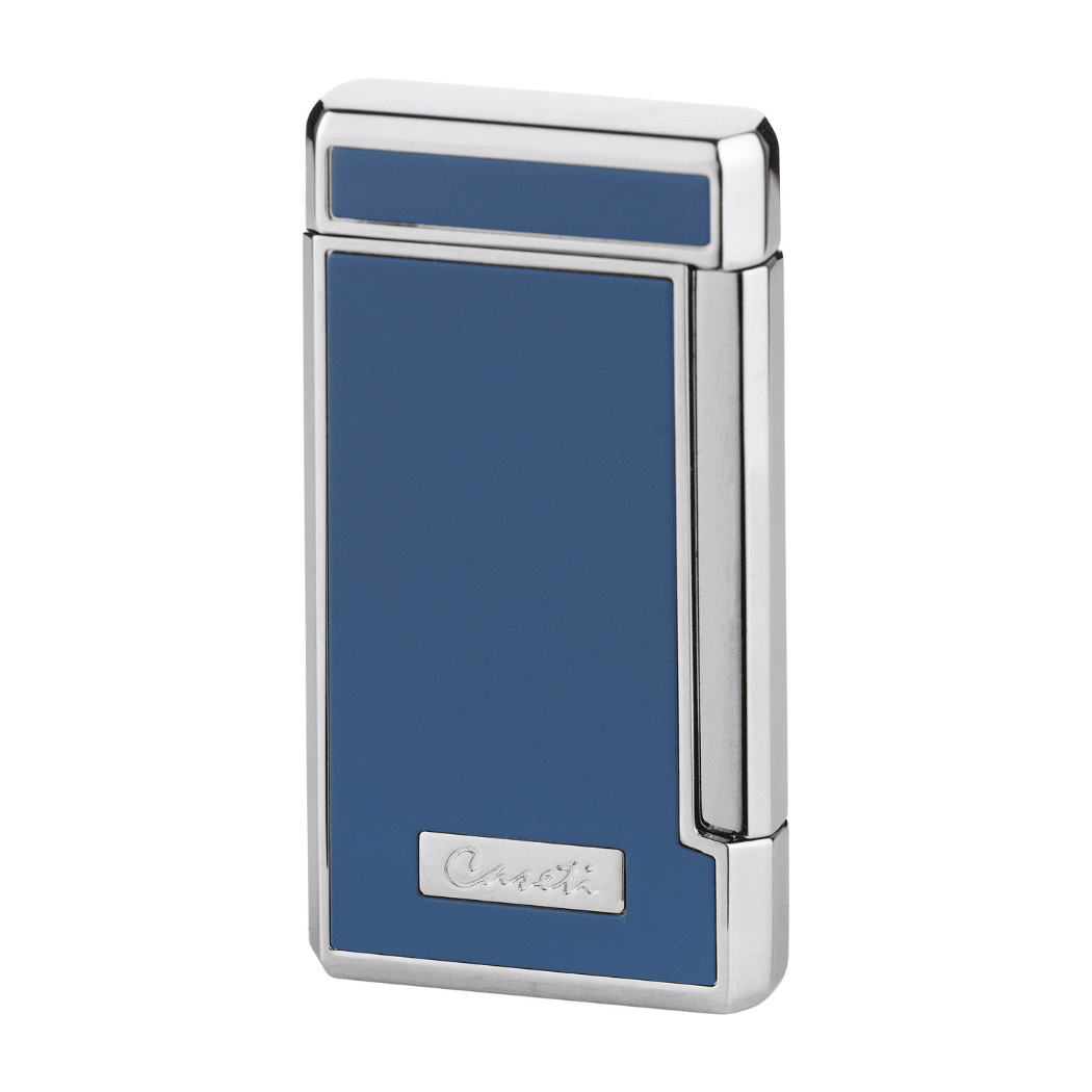 caseti sigarenaansteker blauw grijs staand