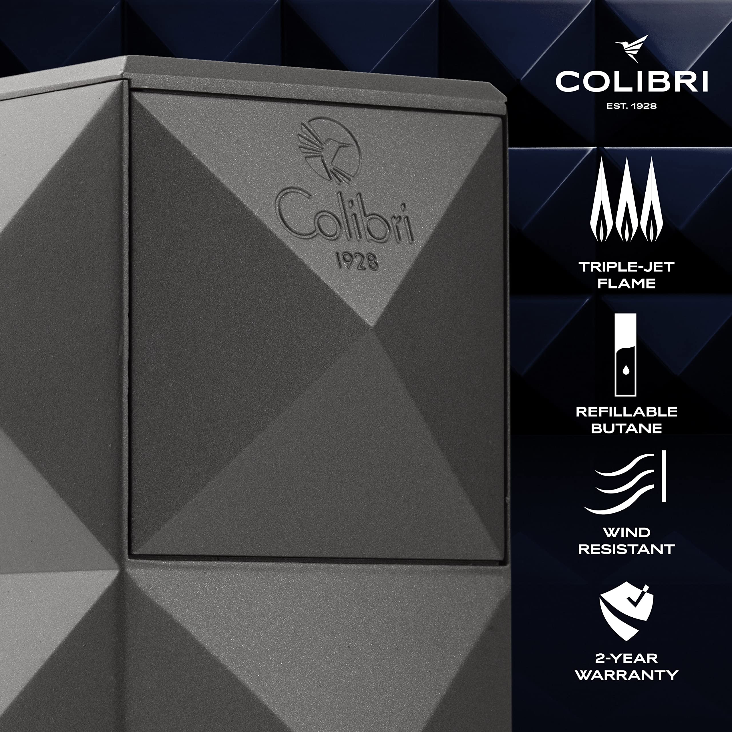colibri sigaaraansteker zwart  details
