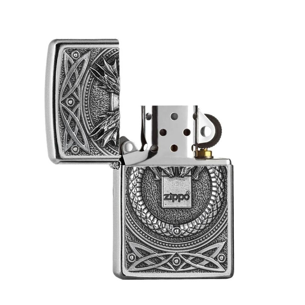 zippo 3d draken design open
