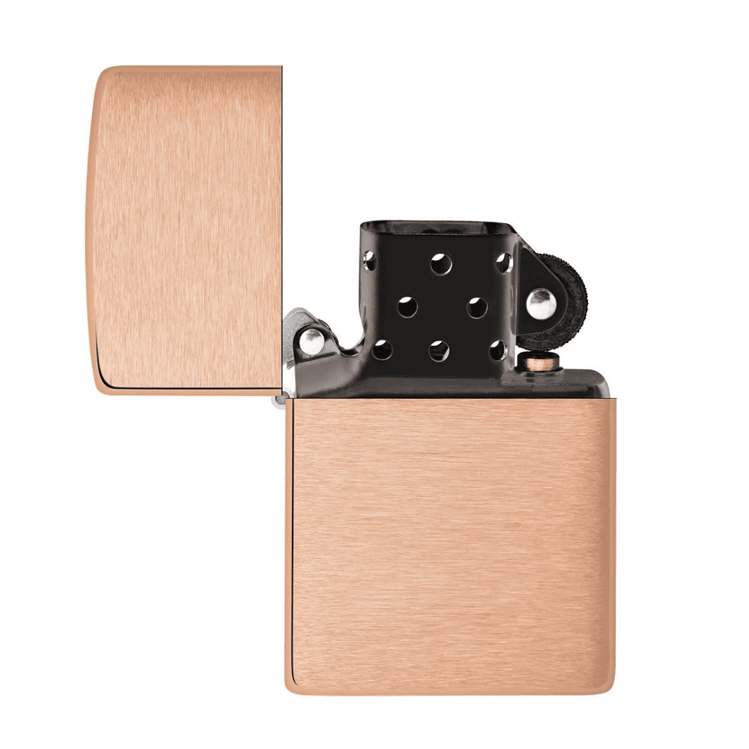 zippo Massief Koper Aansteker limited editie open klep